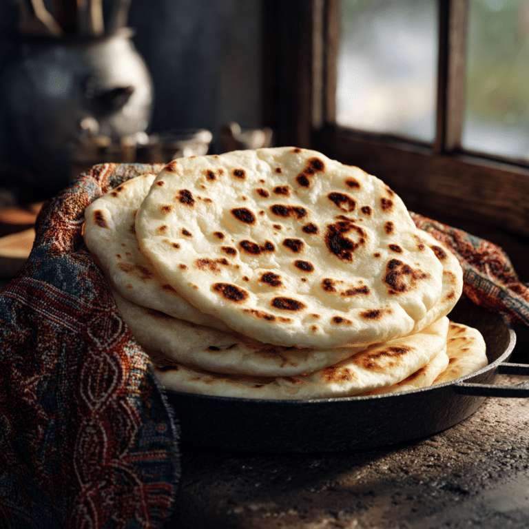 No-Oven Turkish Bread With Only 3 Ingredients (Bazlama) Recipe