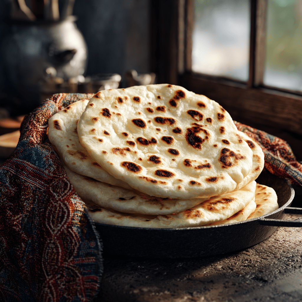 No-Oven Turkish Bread With Only 3 Ingredients (Bazlama) Recipe