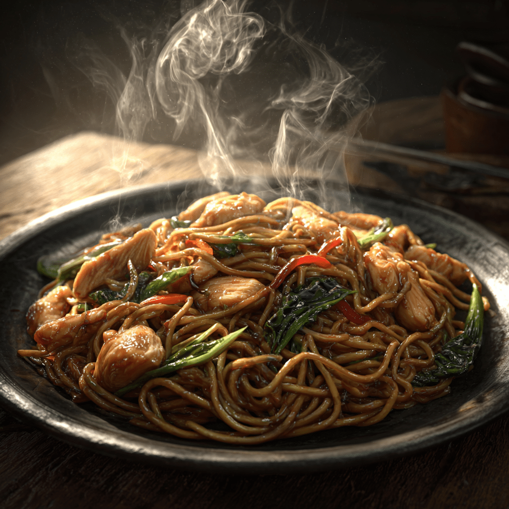 Easy Chicken Chow Mein Noodles Recipe
