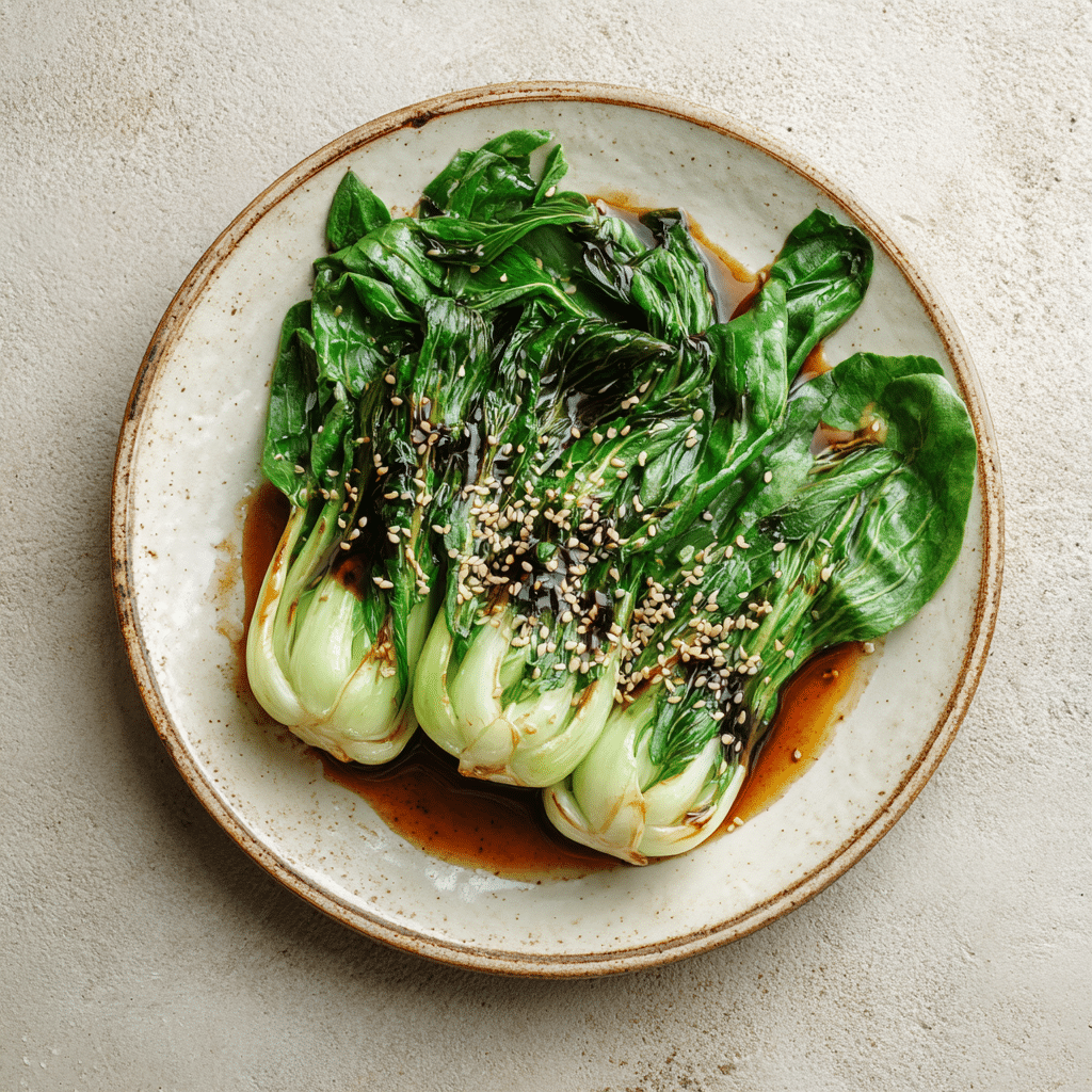 Easy Bok Choy With Garlic Soy Sauce Recipe