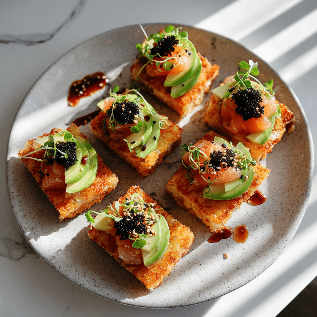 Air Fryer Sushi Toast Squares Recipe