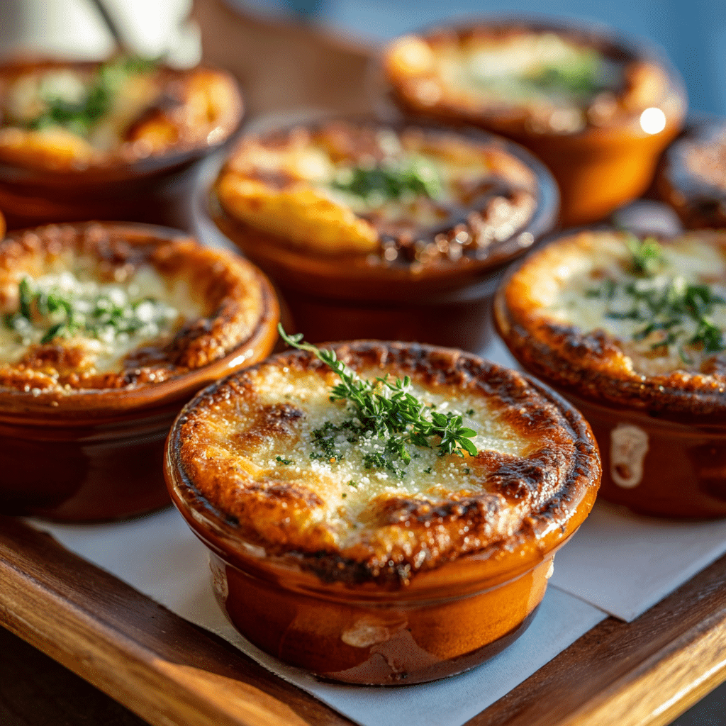 Crispy Lasagna Soup Cups Recipe