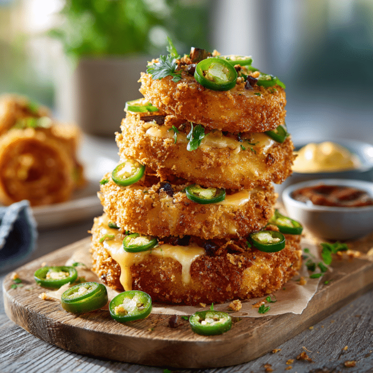 Onion Ring Nacho Tower Recipe