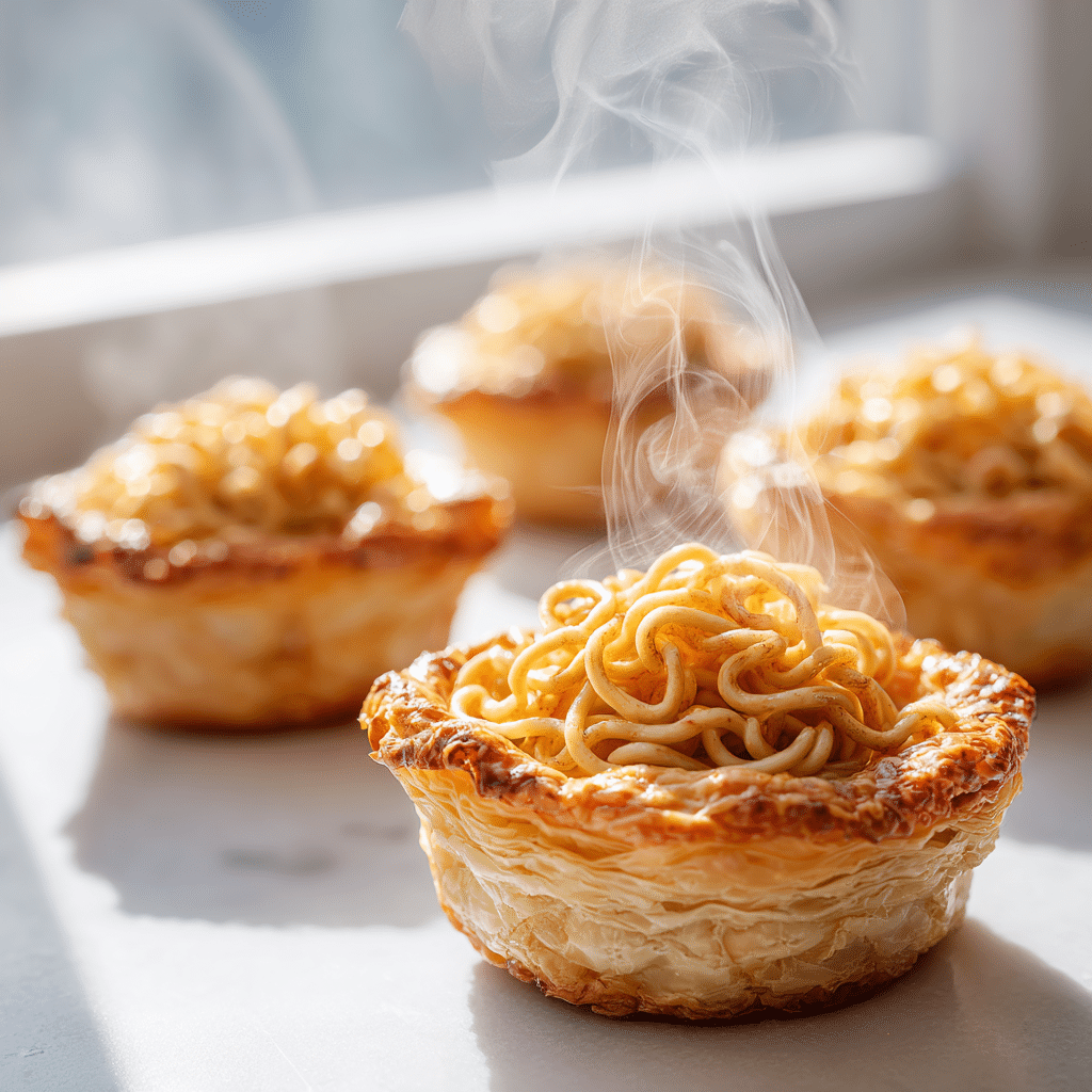 Puff Pastry Ramen Nests Recipe