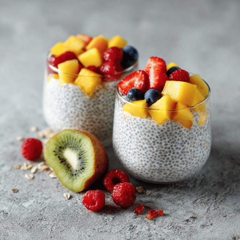 Vanilla Chia Milk Breakfast Cups Recipe
