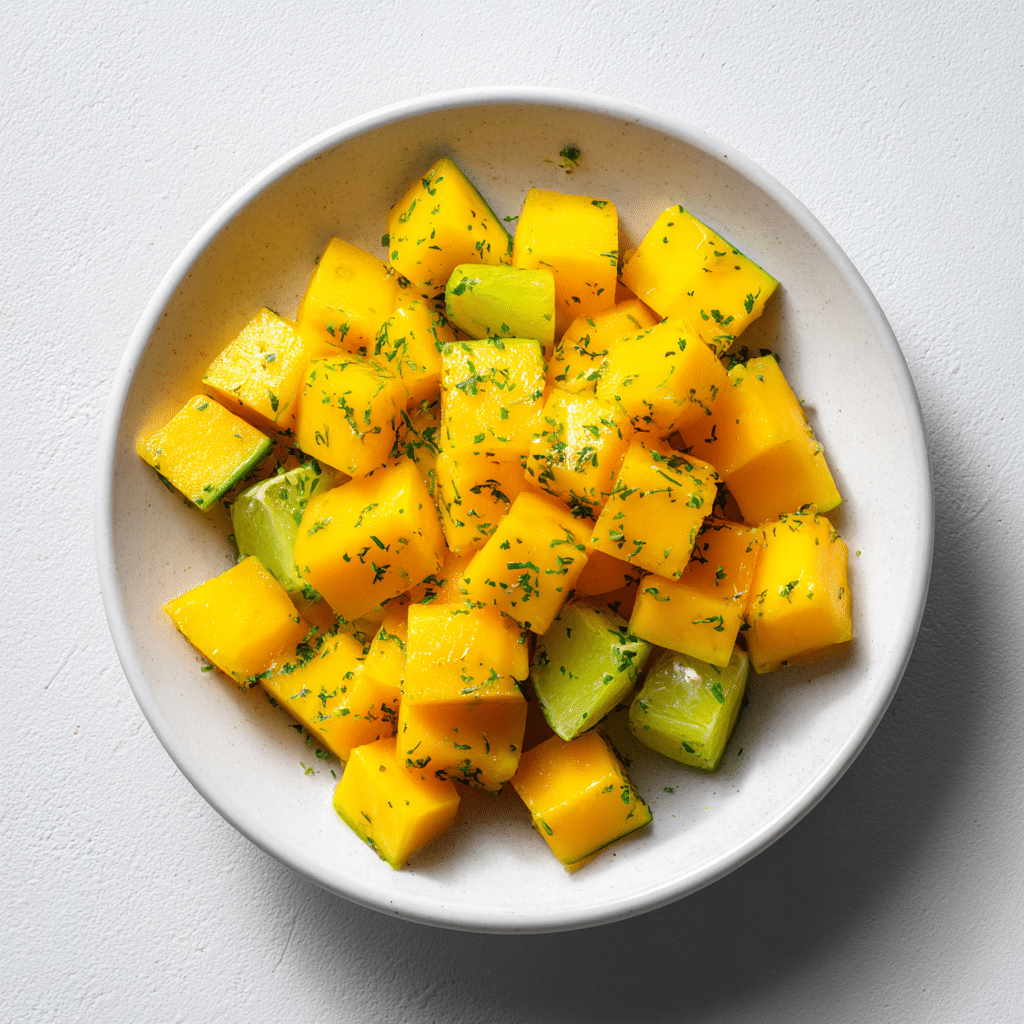 Fresh Mango Lime Morning Salad Recipe