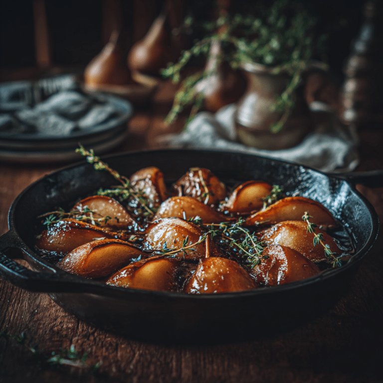 Warm Pear Maple Breakfast Skillet Recipe