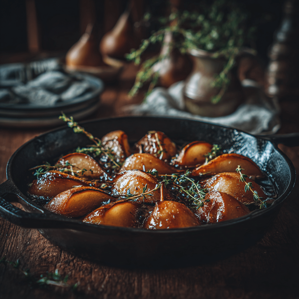 Warm Pear Maple Breakfast Skillet Recipe