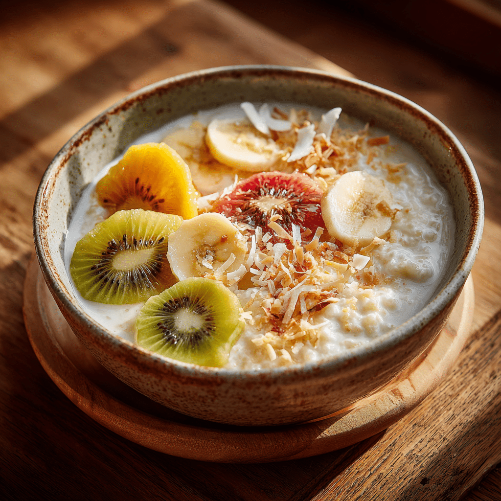 Creamy Coconut Rice Breakfast Bowl Recipe