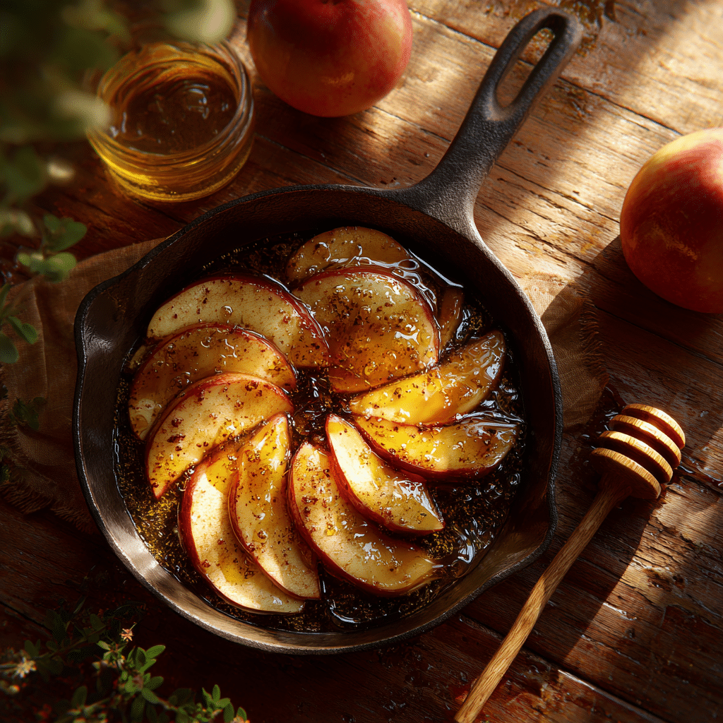 Warm Apple & Honey Skillet Recipe