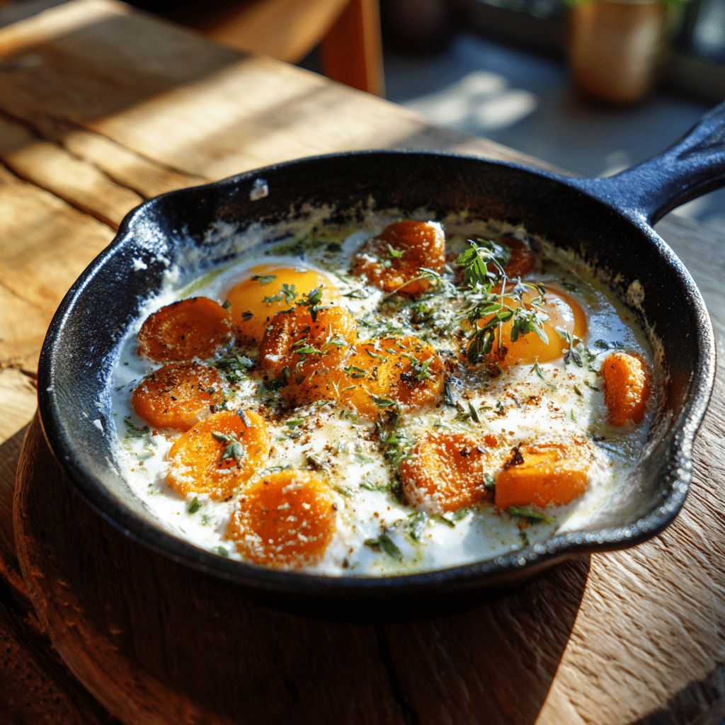 Savory Carrot & Yogurt Skillet Recipe - Recipe Image
