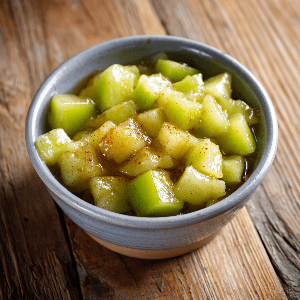 Warm Green Apple Breakfast Compote Recipe