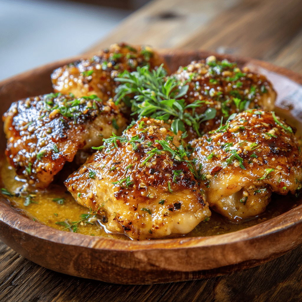 Simple Spicy Honey Mustard Chicken Recipe