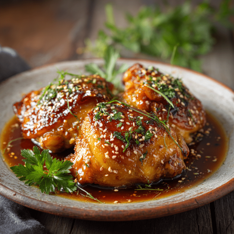 Simple Honey Soy Glazed Chicken Recipe