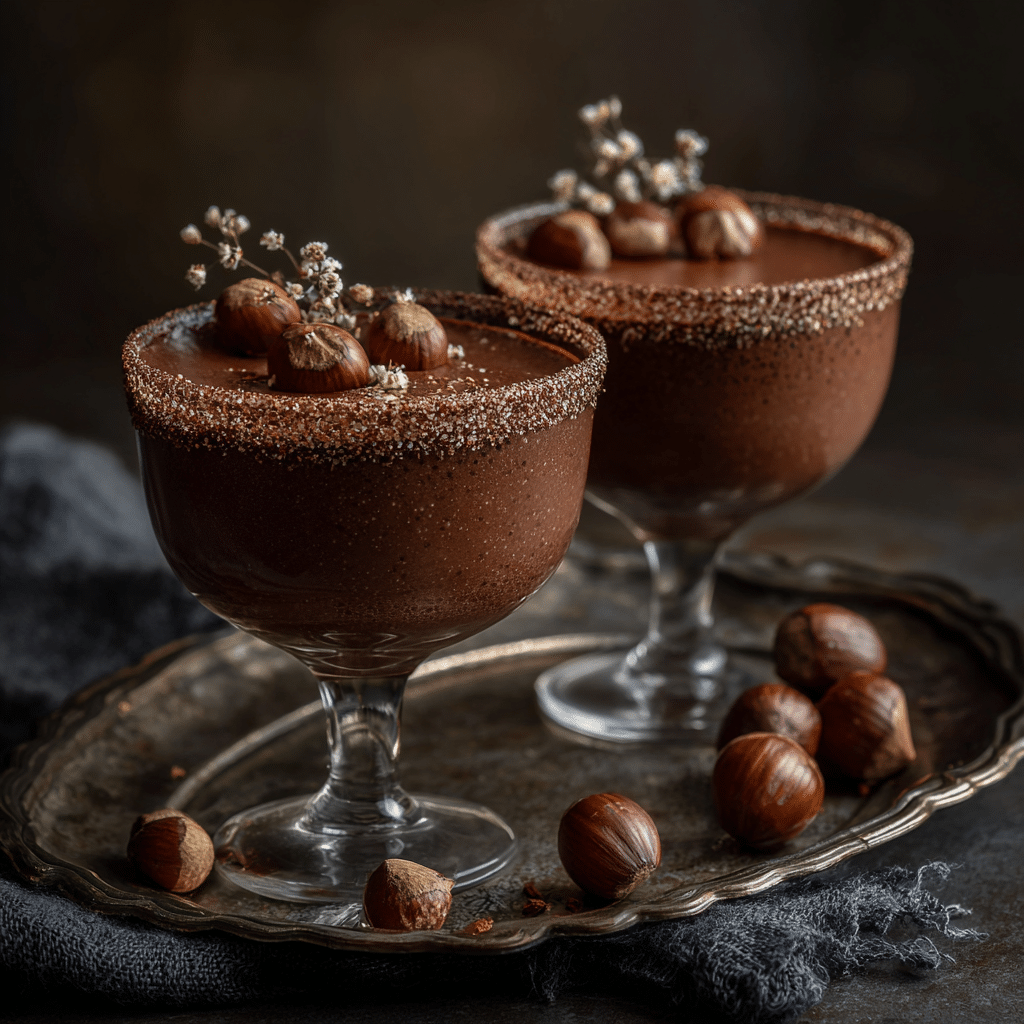 Chocolate Hazelnut Velvet Cups Recipe - Recipe Image