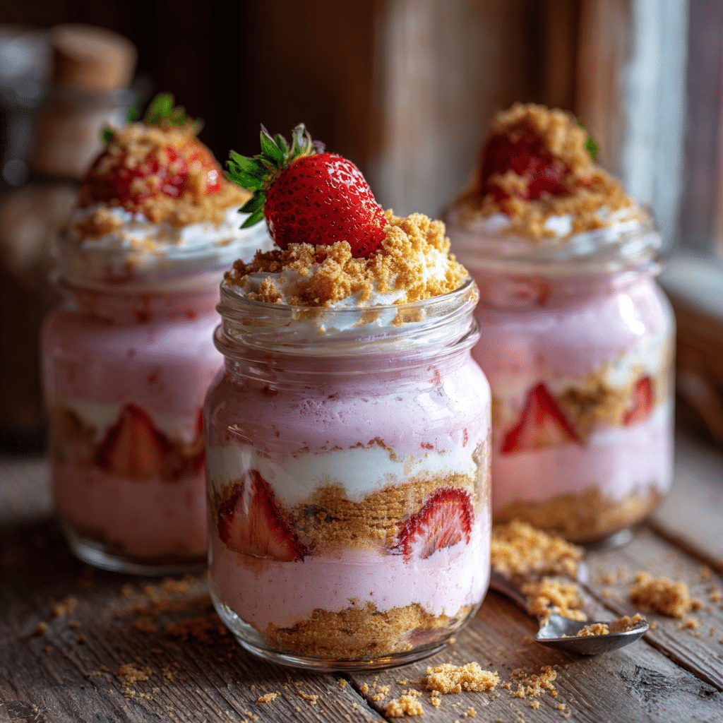 Strawberry Cream Biscuit Pots Recipe - Recipe Image