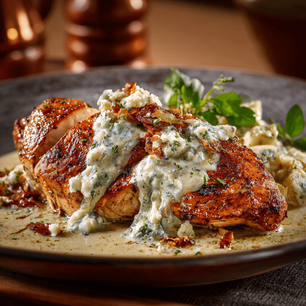 Creamy Blue Cheese Chicken Recipe