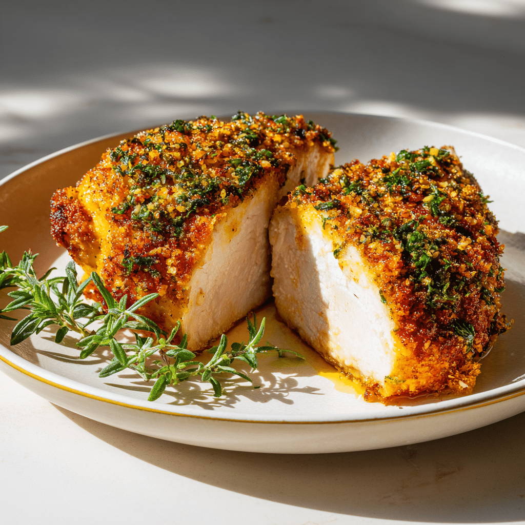 Crispy Herb-Crusted Chicken Recipe