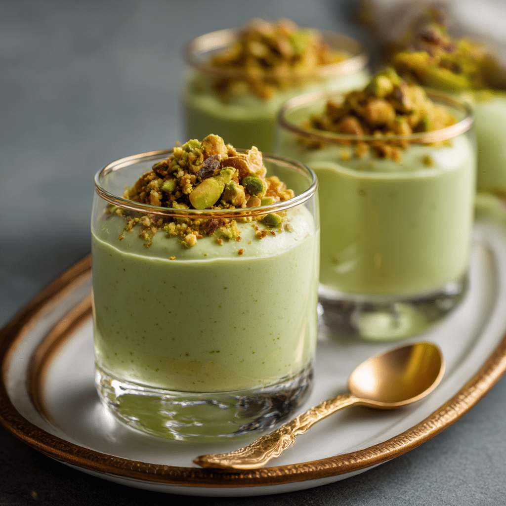 Pistachio Cream Mini Desserts Recipe