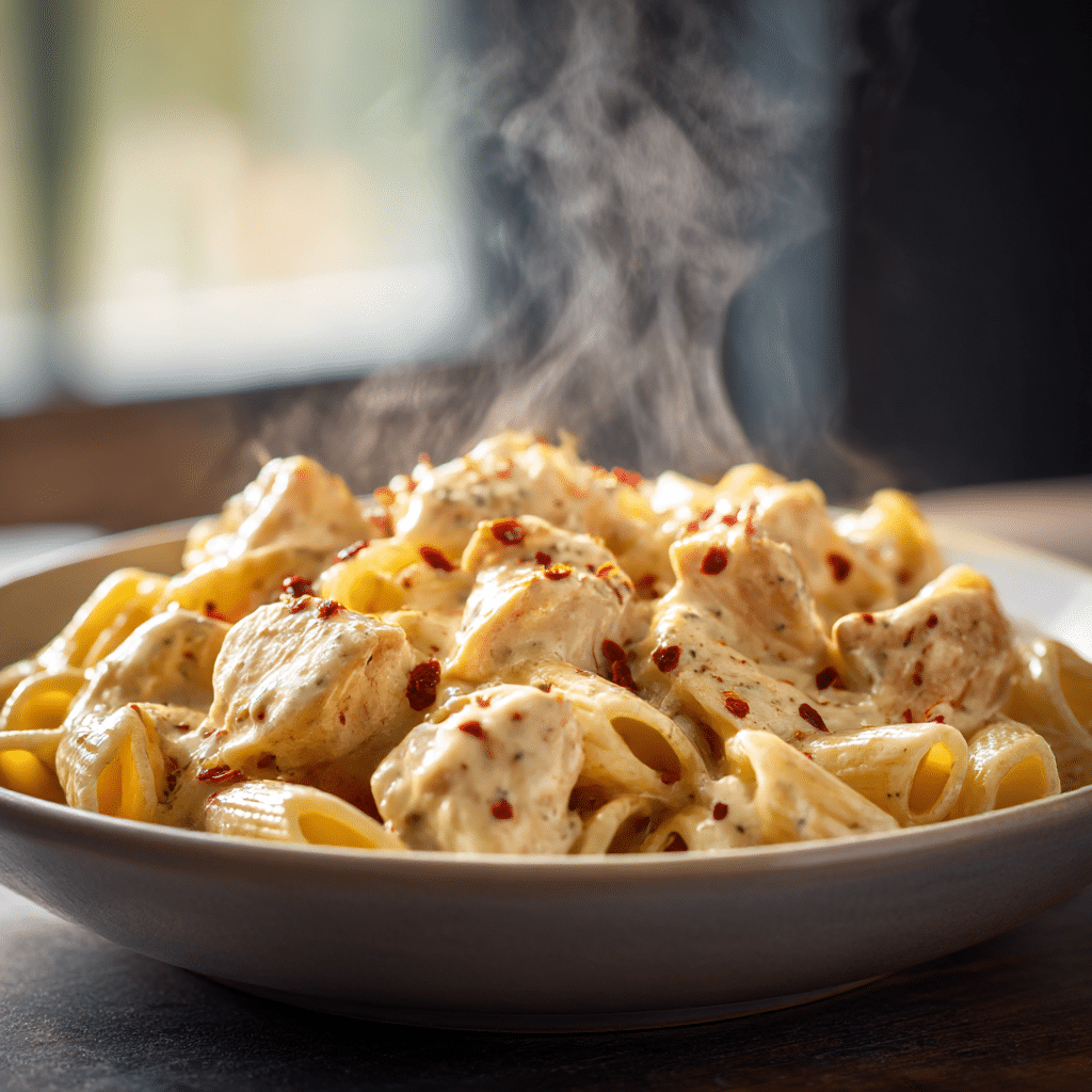 Spicy Creamy Chicken Pasta Recipe