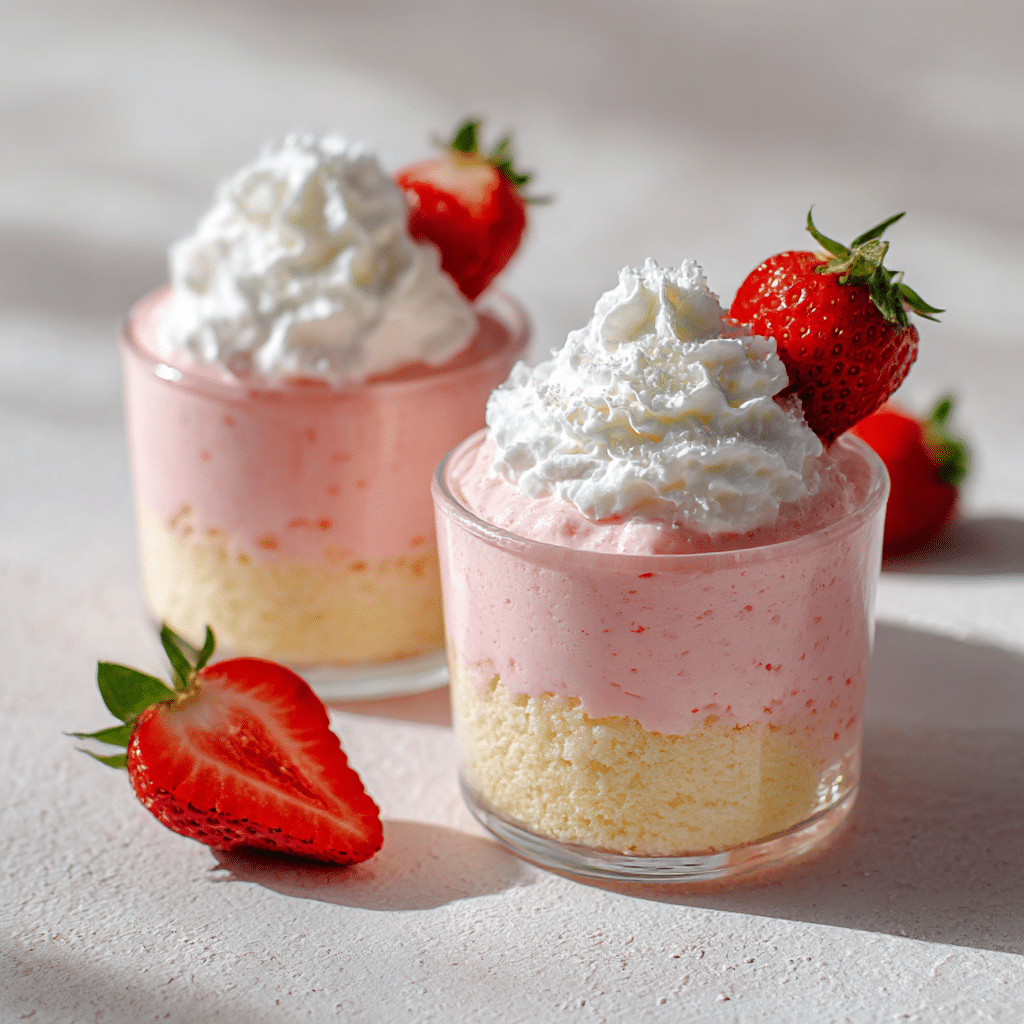 Strawberry Milk Tres Leches Cups Recipe