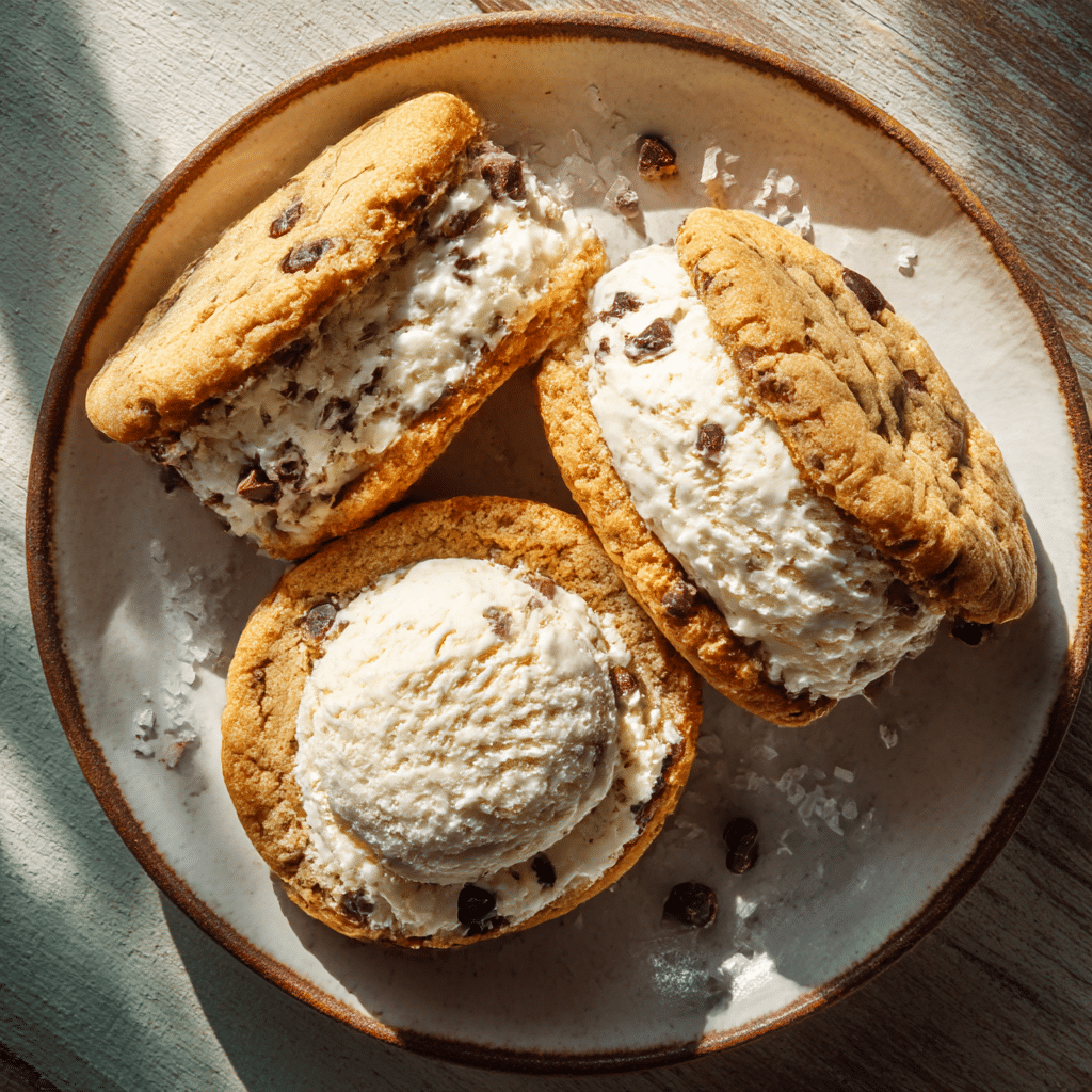 Vegan Cookie Dough Ice Cream Sandwiches Recipe