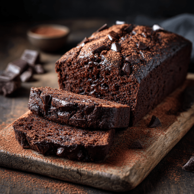Vegan Chocolate Banana Bread Recipe