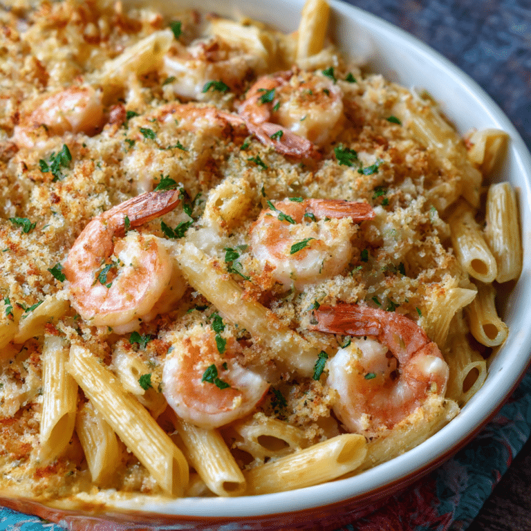 Transfer the pasta to a large baking dish, spreading it evenly Recipe