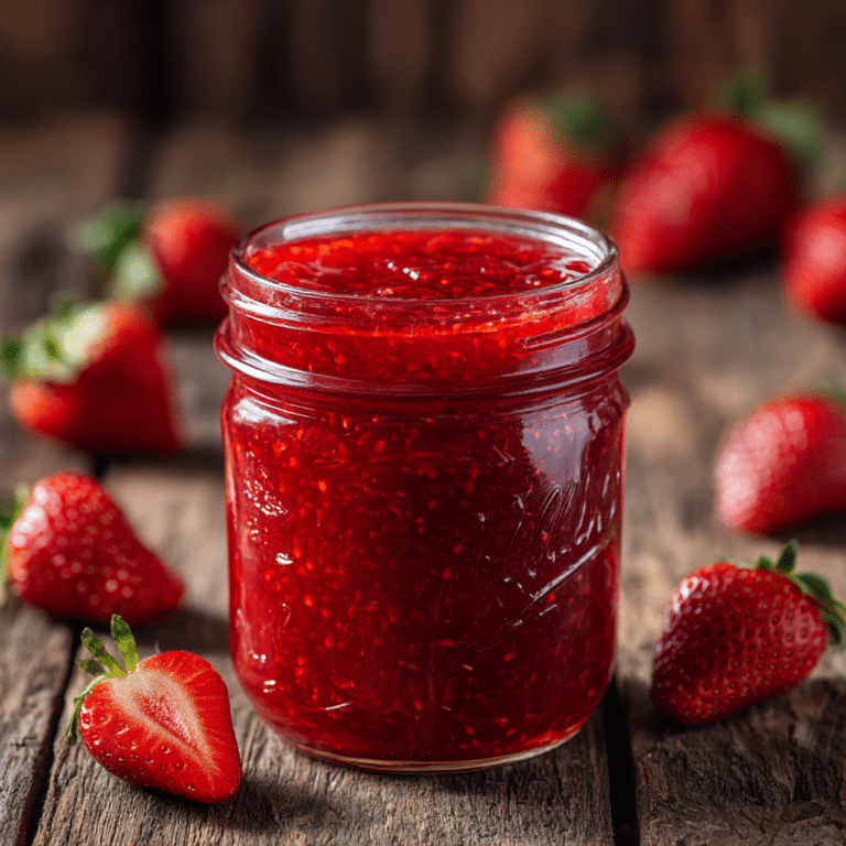 Easy Fresh Strawberry Freezer Jam Recipe