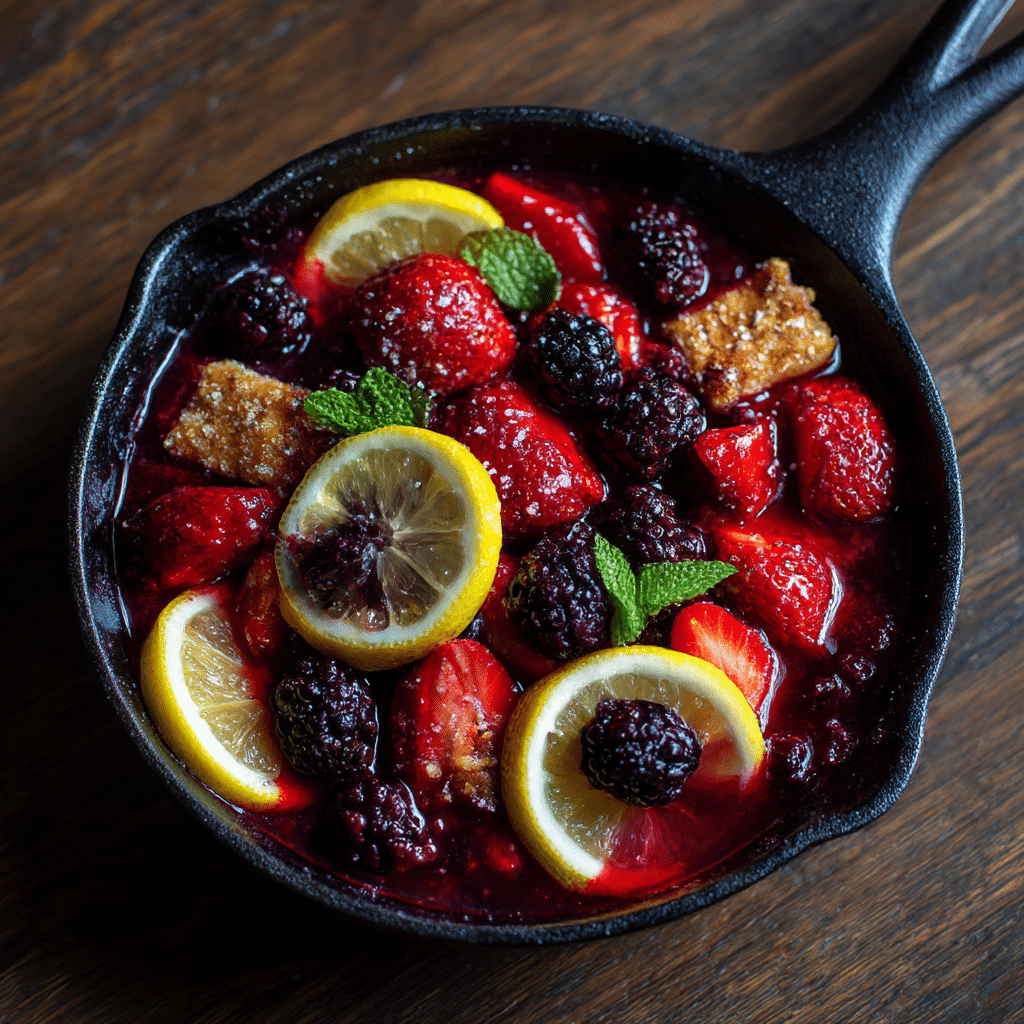 Warm Berry Compote Skillet Recipe