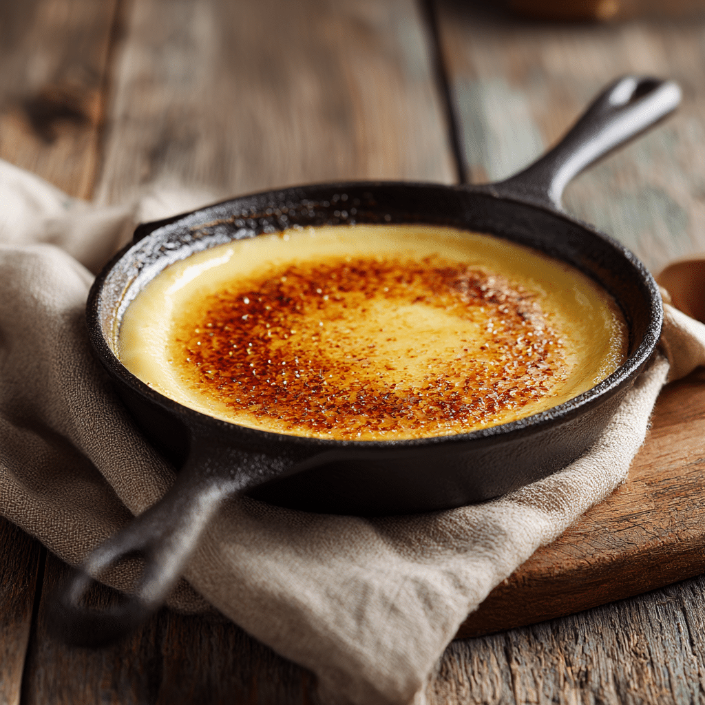Warm Vanilla Custard Skillet Recipe - Recipe Image