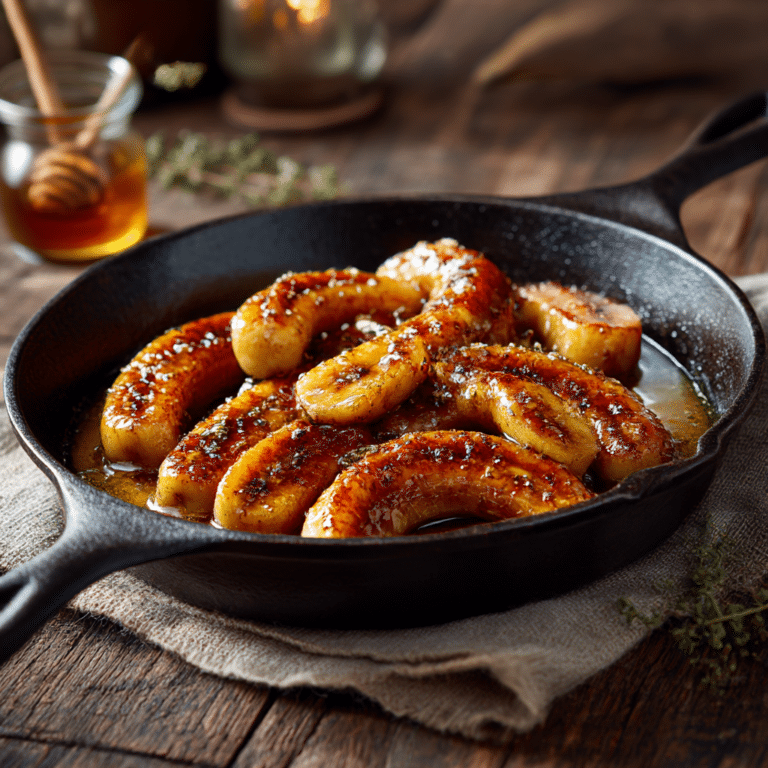 Honey Butter Banana Skillet Recipe