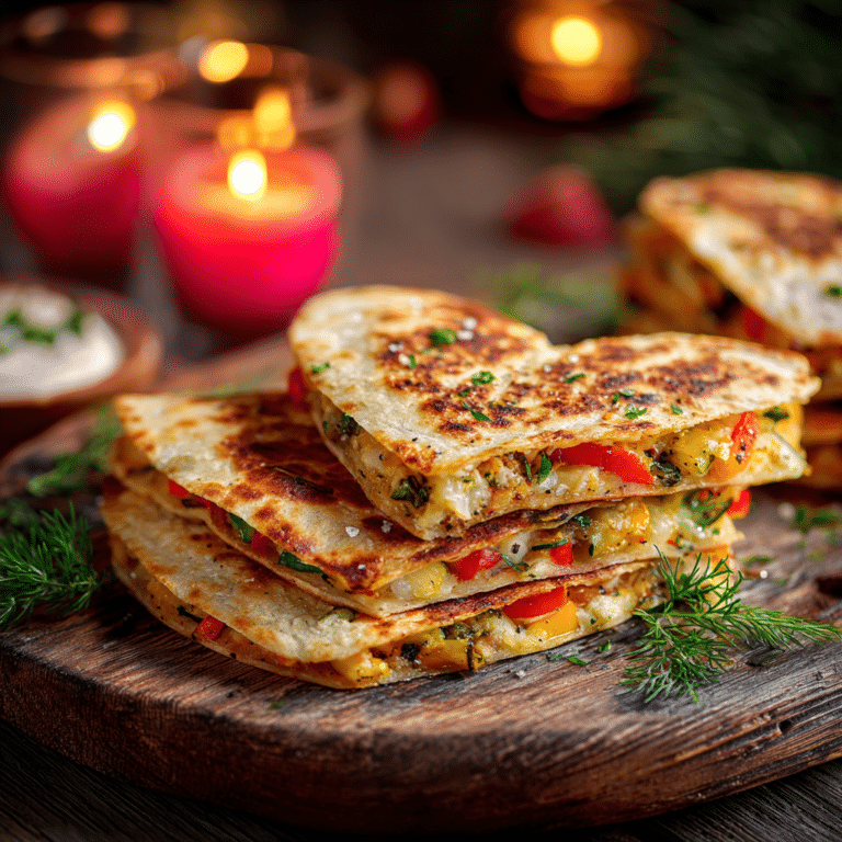 Heart-Shaped Veggie Quesadillas: Quick Romantic Snack Recipe