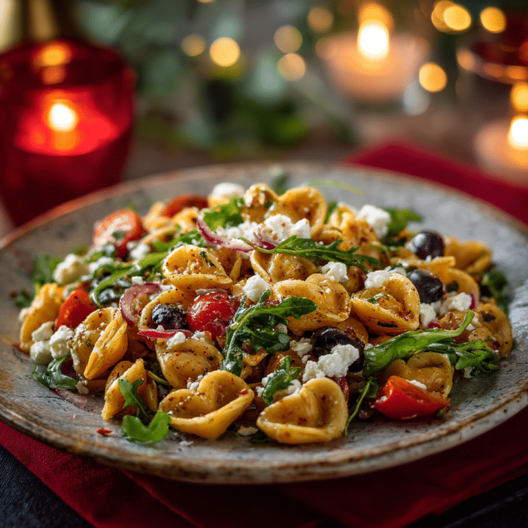 Quick Heart-Shaped Pasta Salad: Light Romantic Meal Recipe