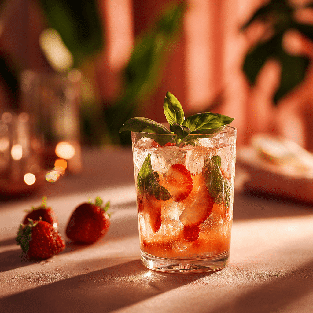 Strawberry Basil Cooler Recipe