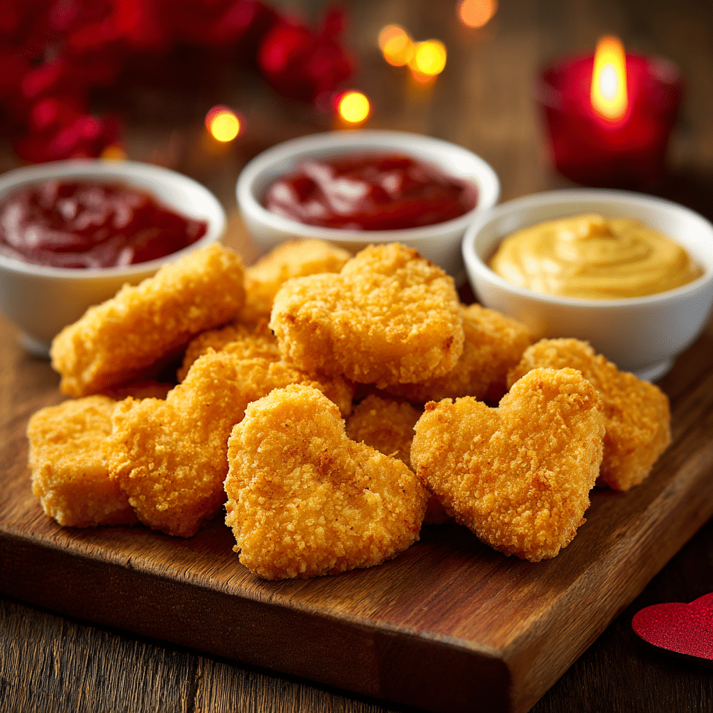 Heart-Shaped Chicken Nuggets Recipe