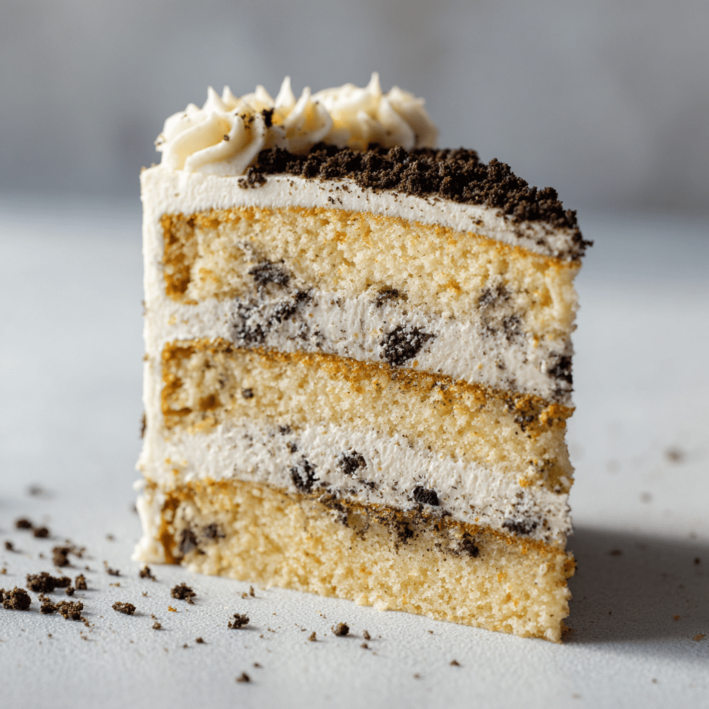 Vegan Vanilla Oreo Cake Recipe - Recipe Image