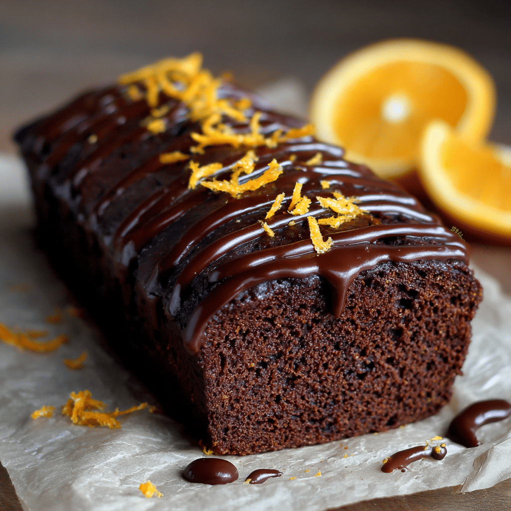 Vegan Chocolate Orange Loaf Cake Recipe