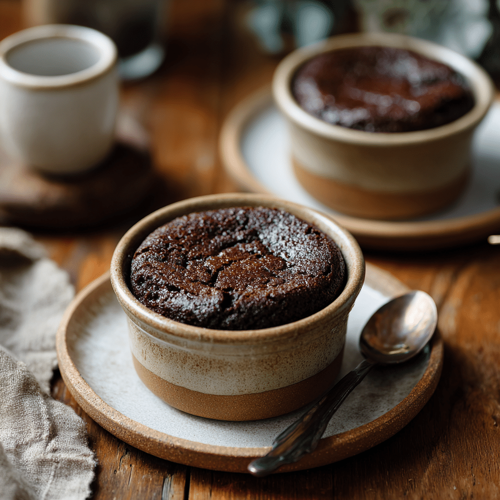 Single Serve Vegan Brownie Recipe - Recipe Image