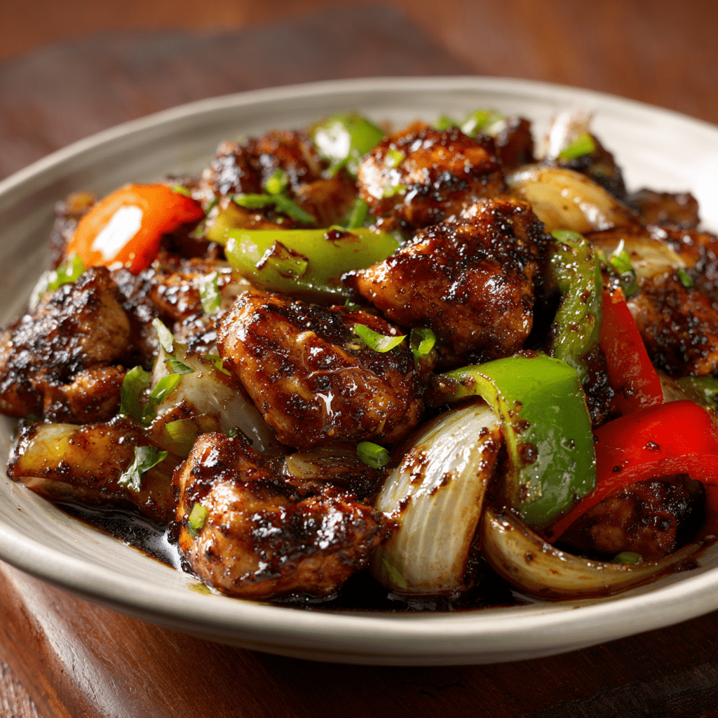 Black Pepper Chicken Recipe - Recipe Image