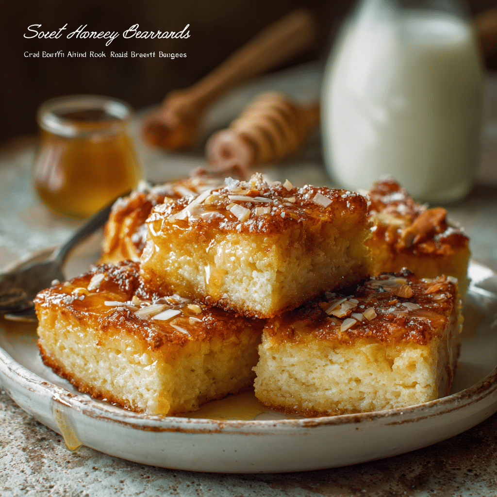 Soft Honey Cornmeal Breakfast Squares Recipe - Recipe Image