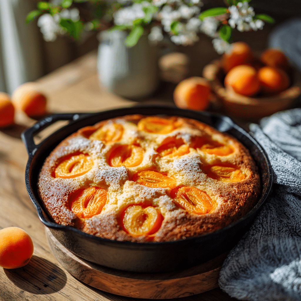 Soft Apricot Breakfast Skillet Cake
 - Recipe Image