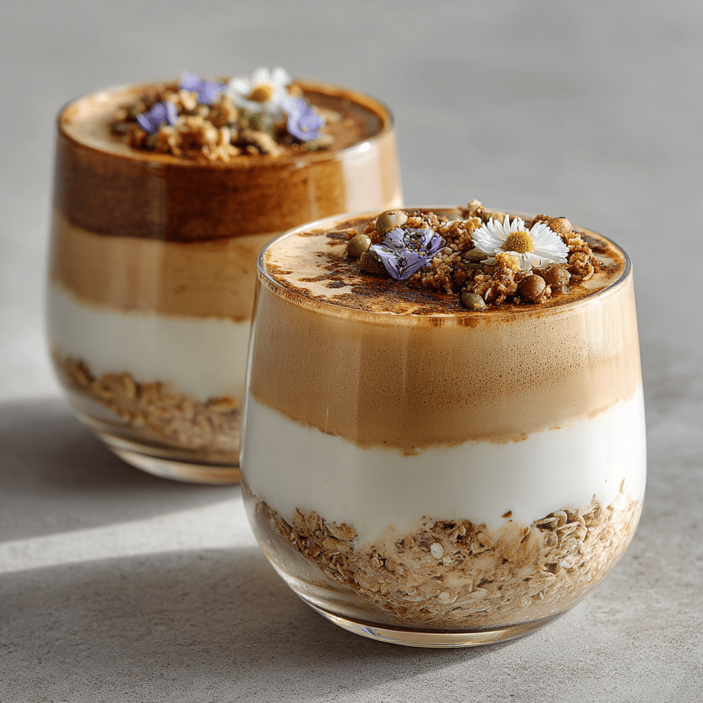Chilled Coffee Oat Breakfast Cups Recipe - Recipe Image