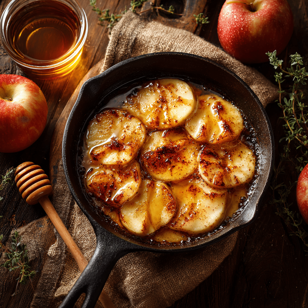 Warm Apple & Honey Skillet Recipe - Recipe Image