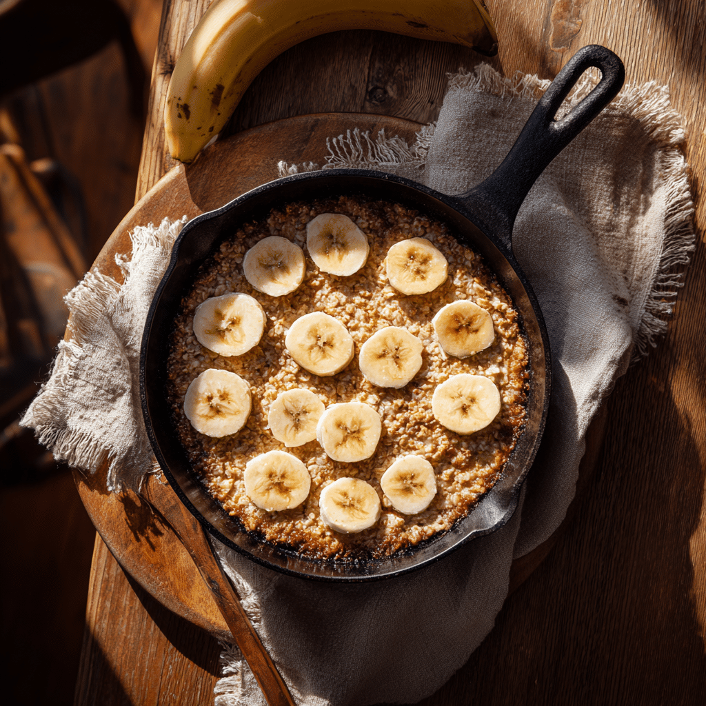 Simple Banana Oat Skillet Recipe - Recipe Image