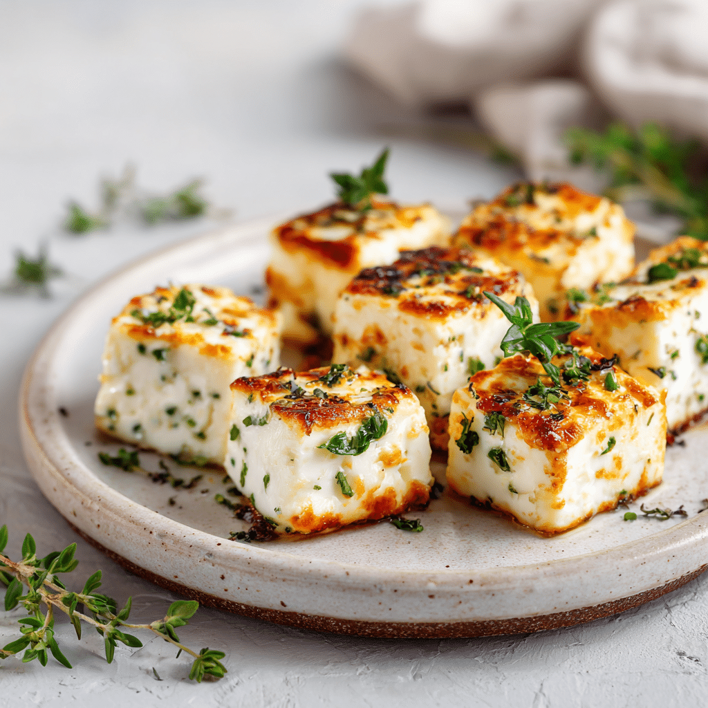 Simple Baked Feta Bites Recipe - Recipe Image