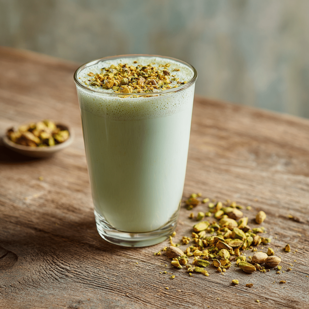 Simple Pistachio Milk Drink Recipe - Recipe Image