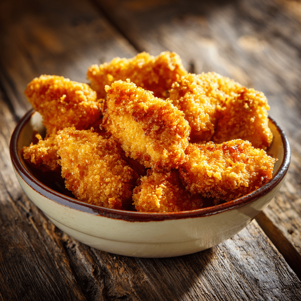 Simple Crispy Chicken Bites Recipe - Recipe Image