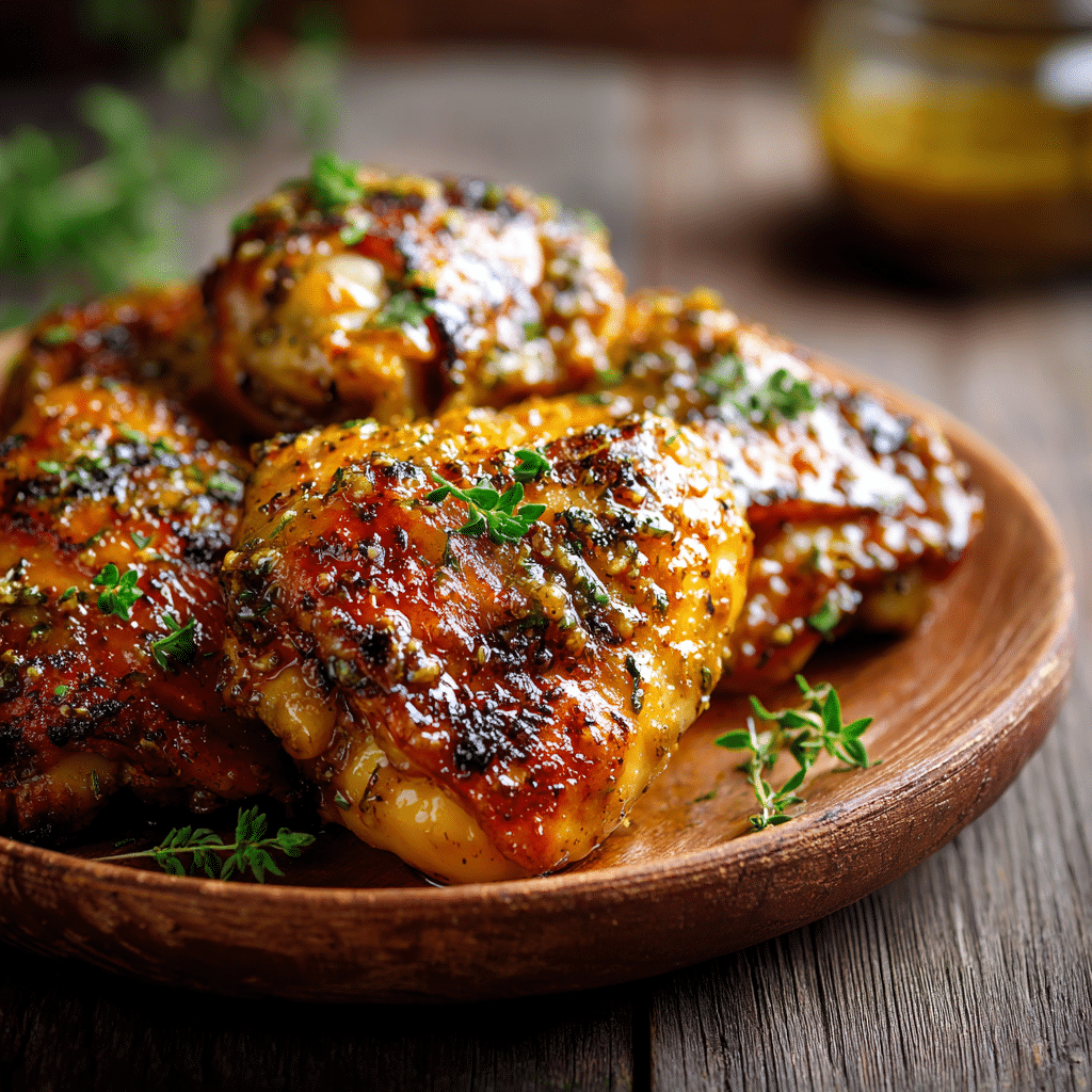 Simple Spicy Honey Mustard Chicken Recipe - Recipe Image