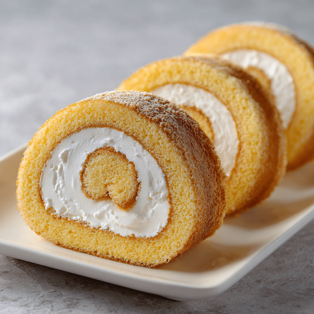 Japanese Cake Roll Recipe - Recipe Image